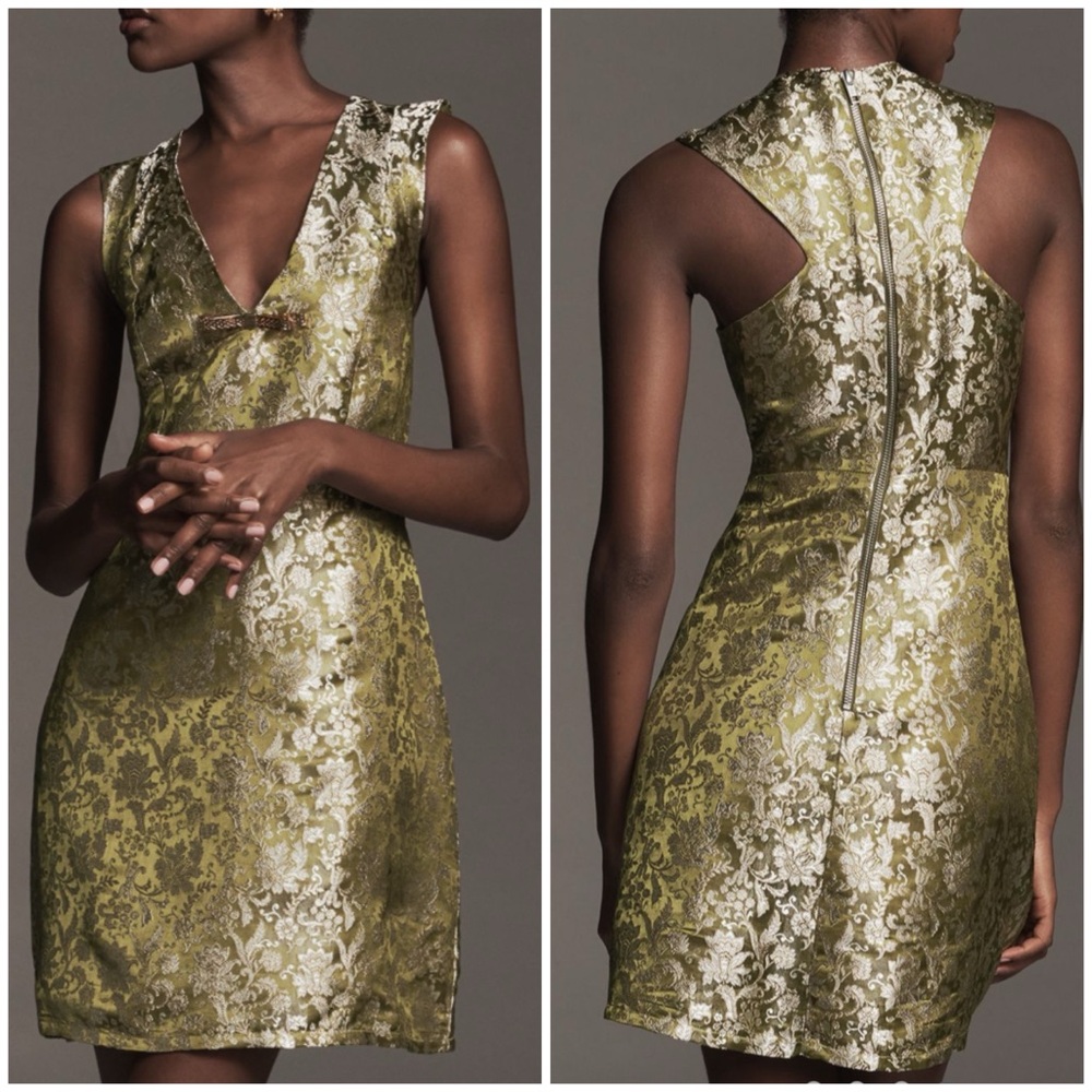 NWT Maeve Brocade shift mini dress